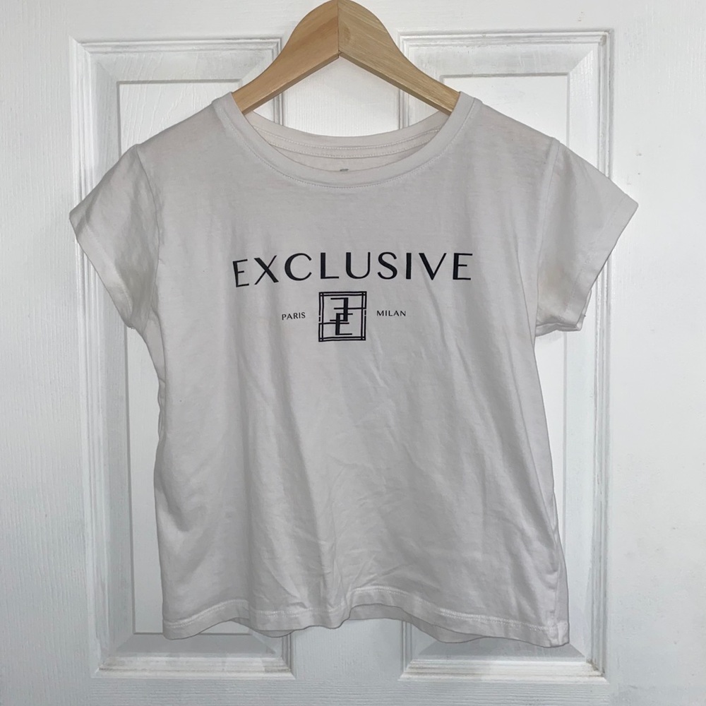 Plain white shirt